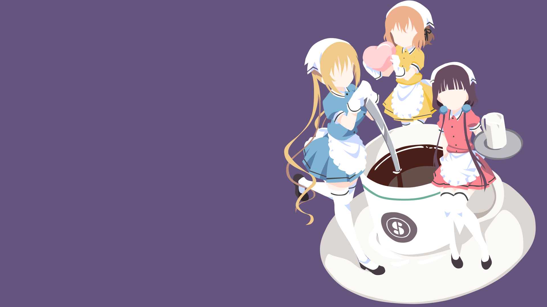 Anime Girl Coffee Wallpapers