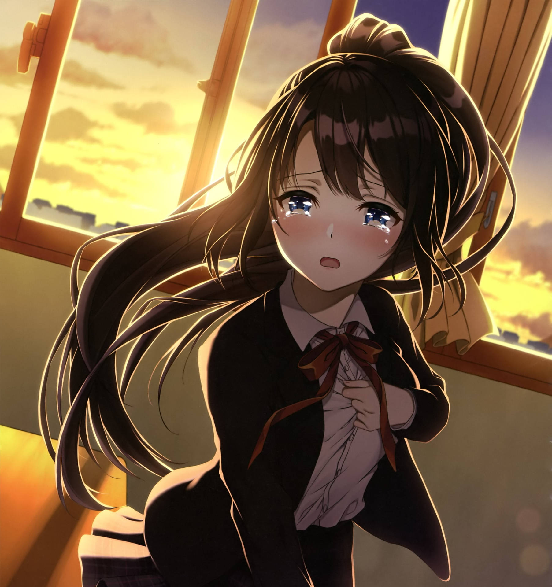 Anime Girl Crying Wallpapers