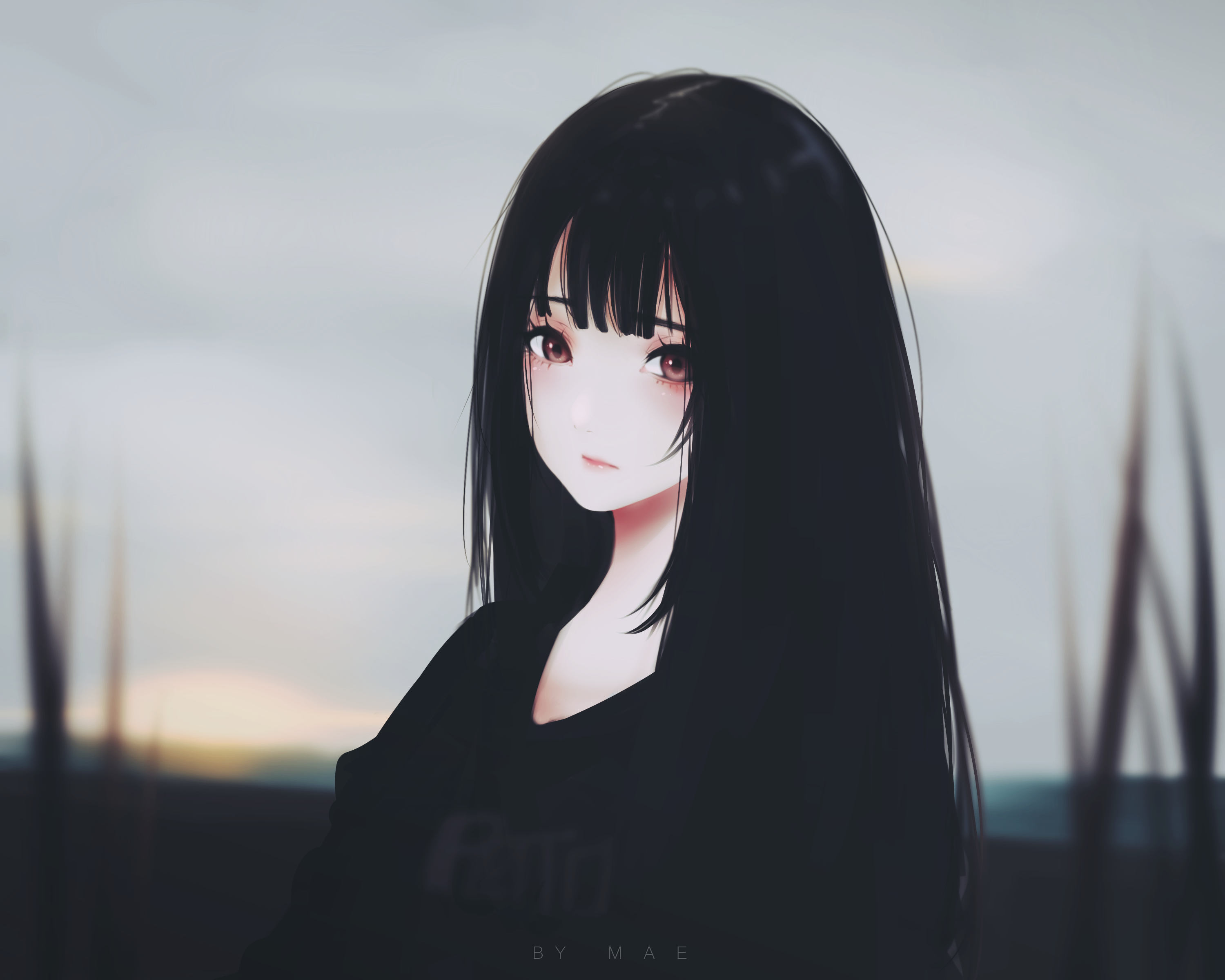 Anime Girl Dark Wallpapers