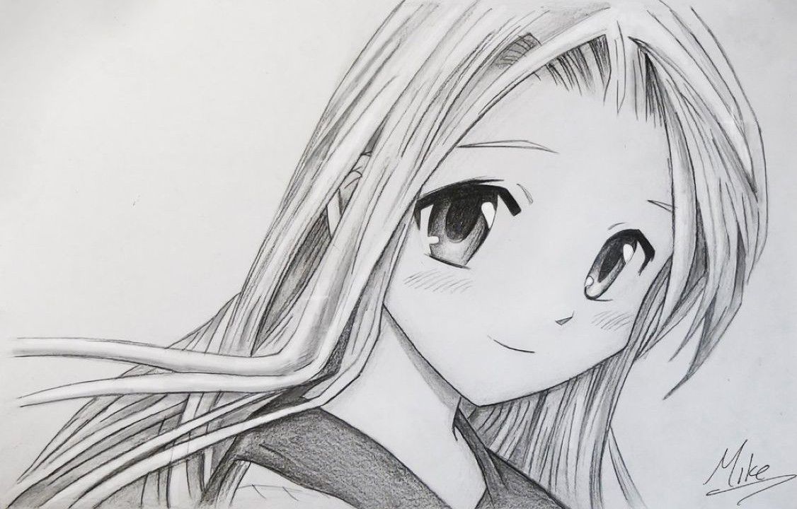 Anime Girl Drawing Wallpapers