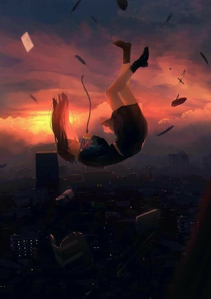 Anime Girl Falling Wallpapers