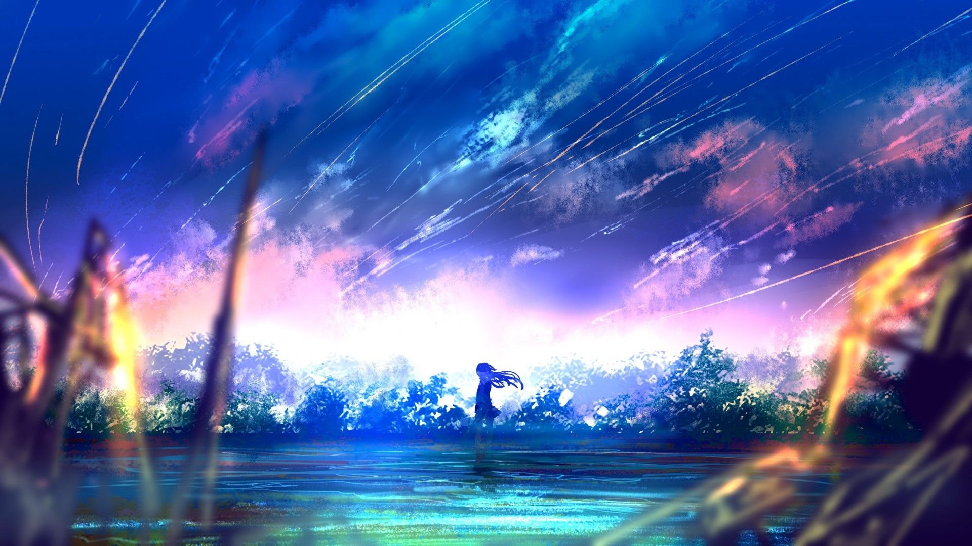 Anime Girl Falling Wallpapers