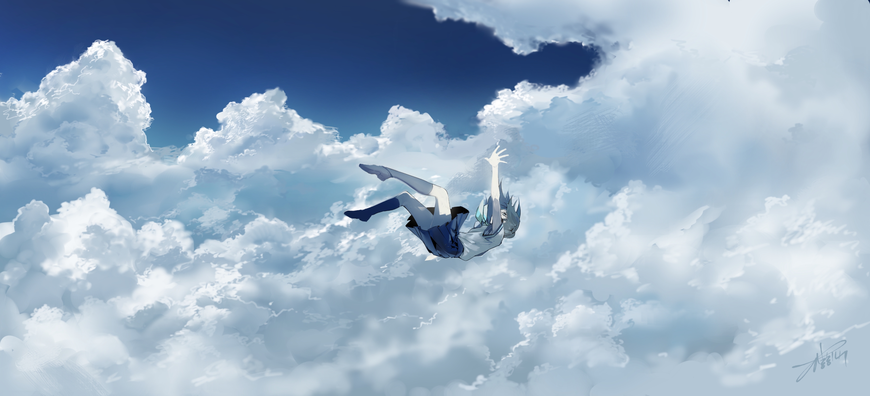 Anime Girl Falling Wallpapers