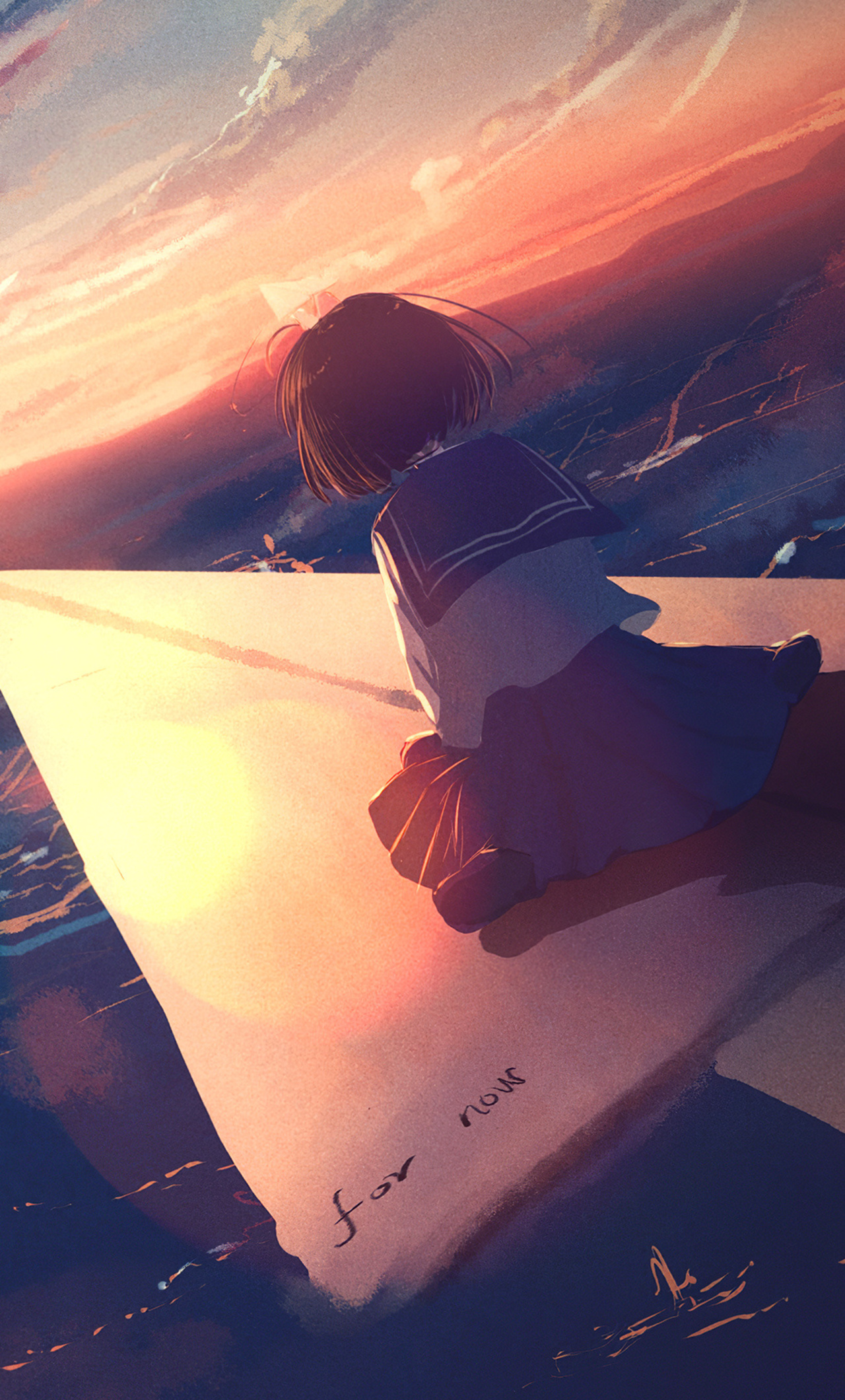 Anime Girl Flying Wallpapers