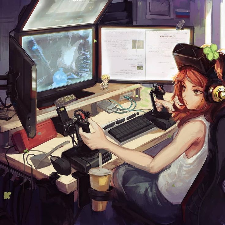 Anime Girl Gamer Wallpapers