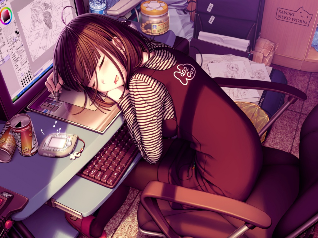 Anime Girl Gamer Wallpapers