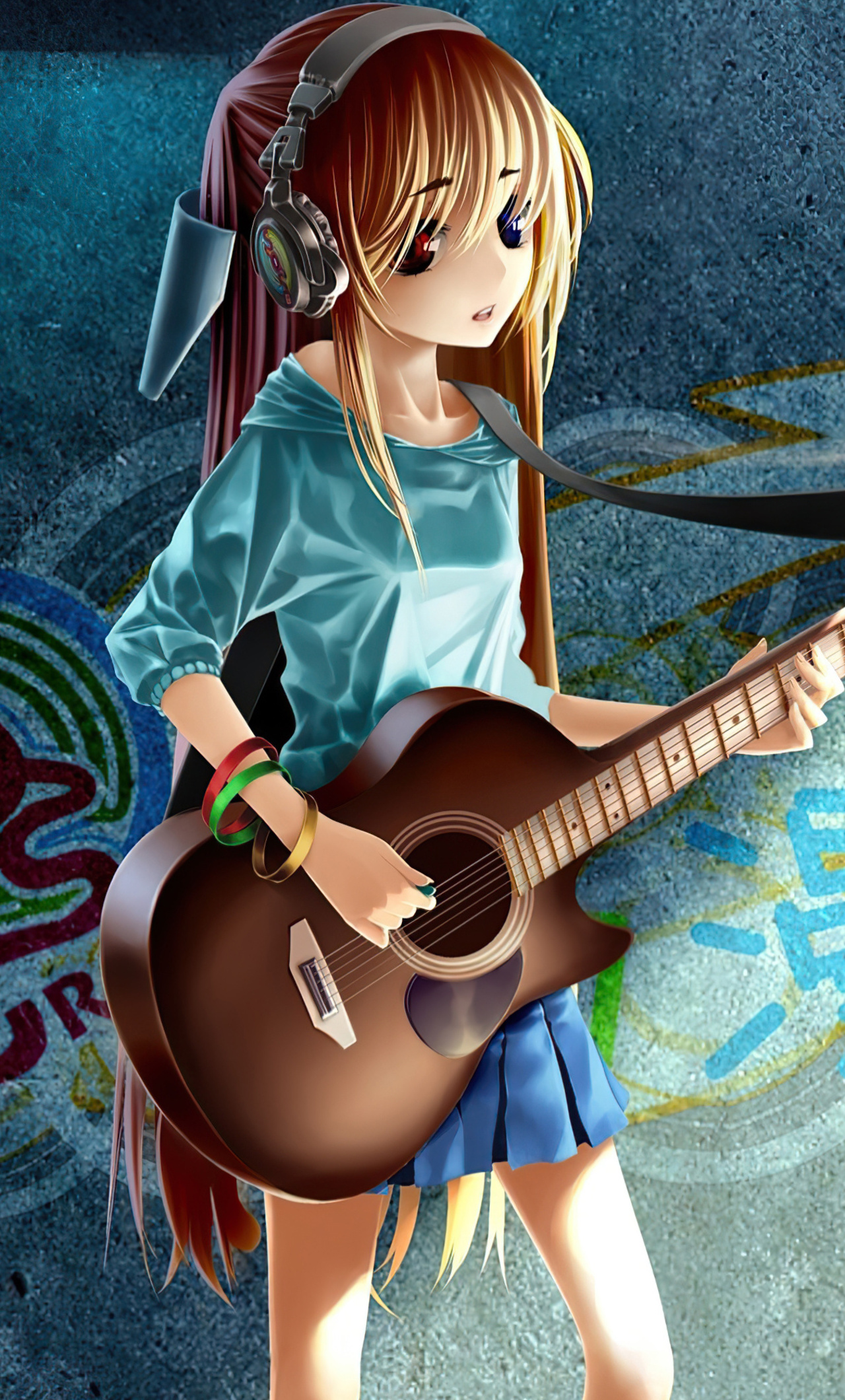 Anime Girl Guitar Wallpapers