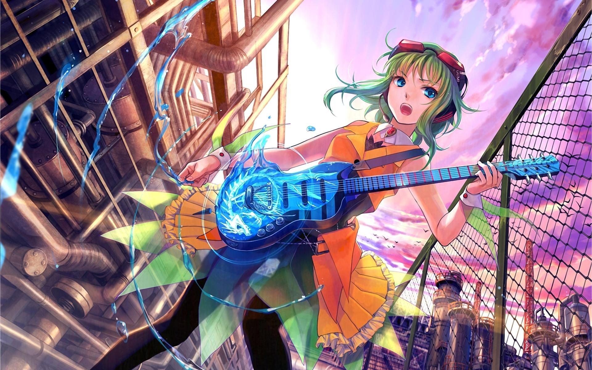 Anime Girl Guitar Wallpapers