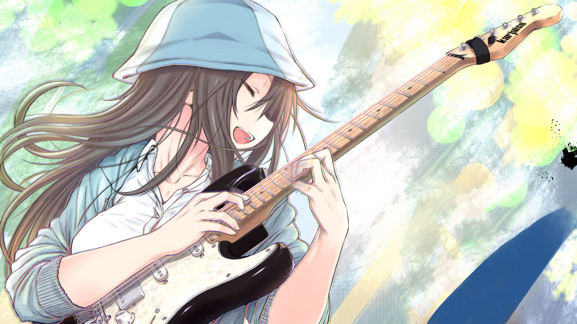 Anime Girl Guitar Wallpapers