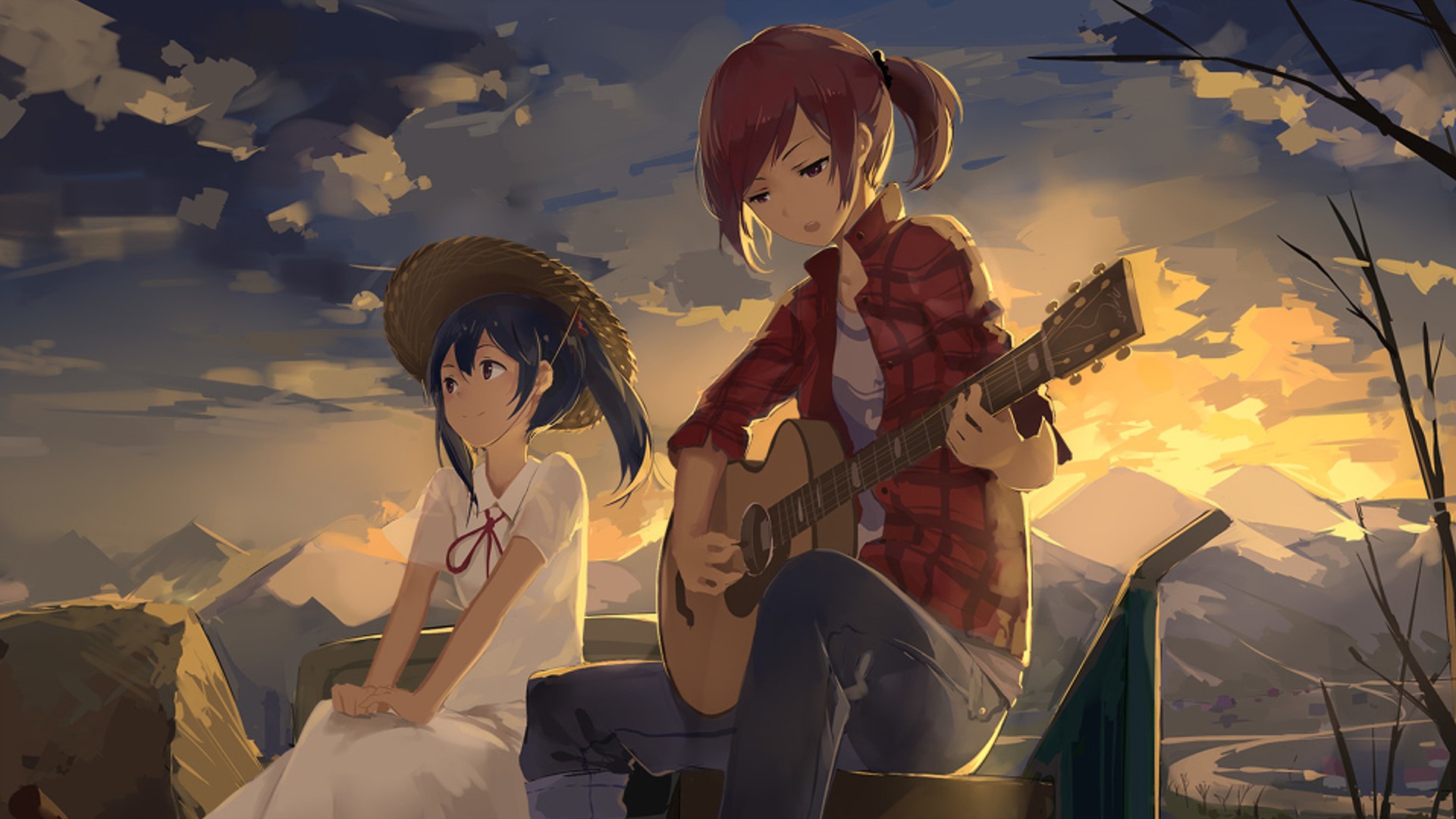 Anime Girl Guitar Wallpapers