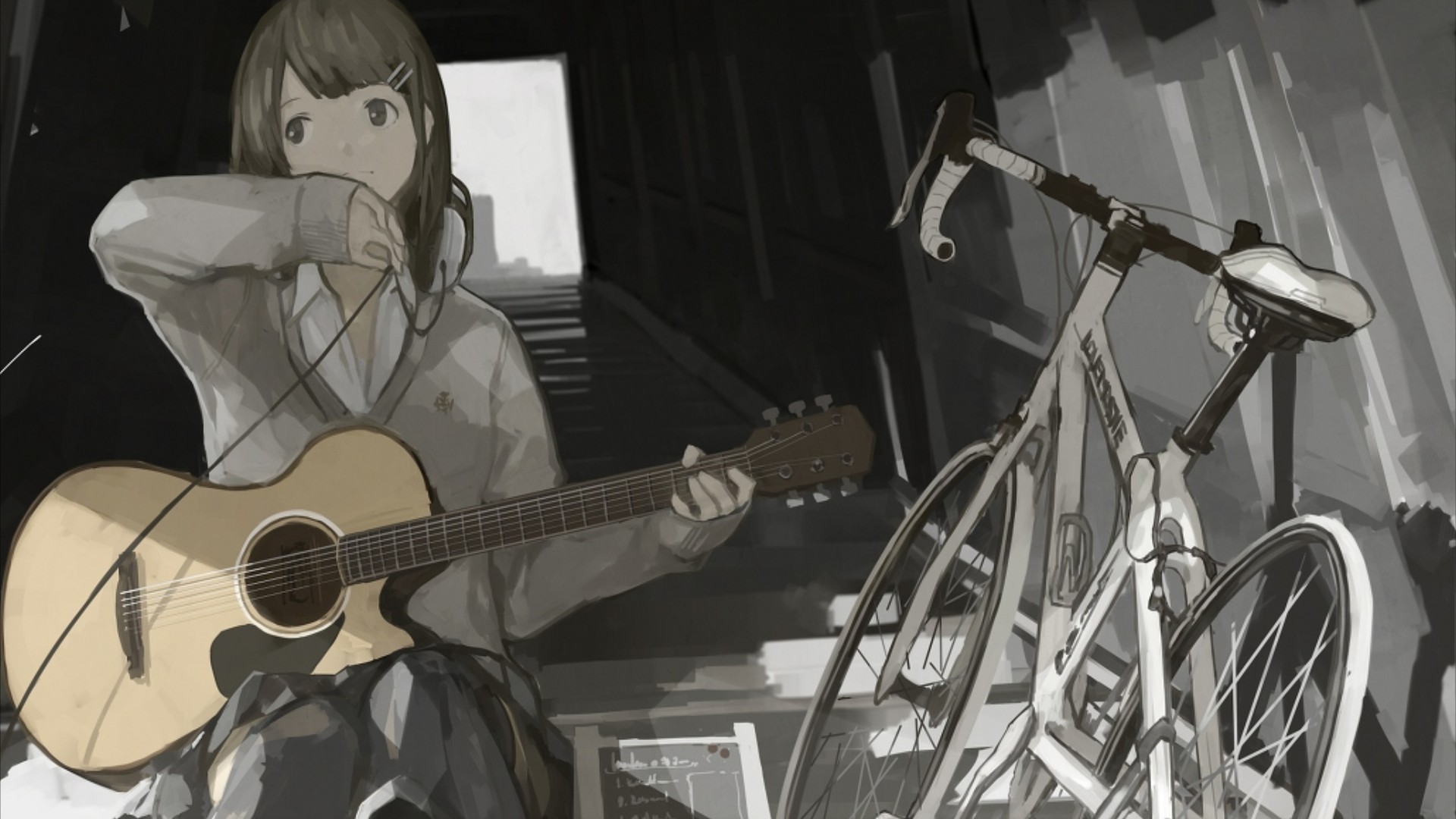 Anime Girl Guitar Wallpapers