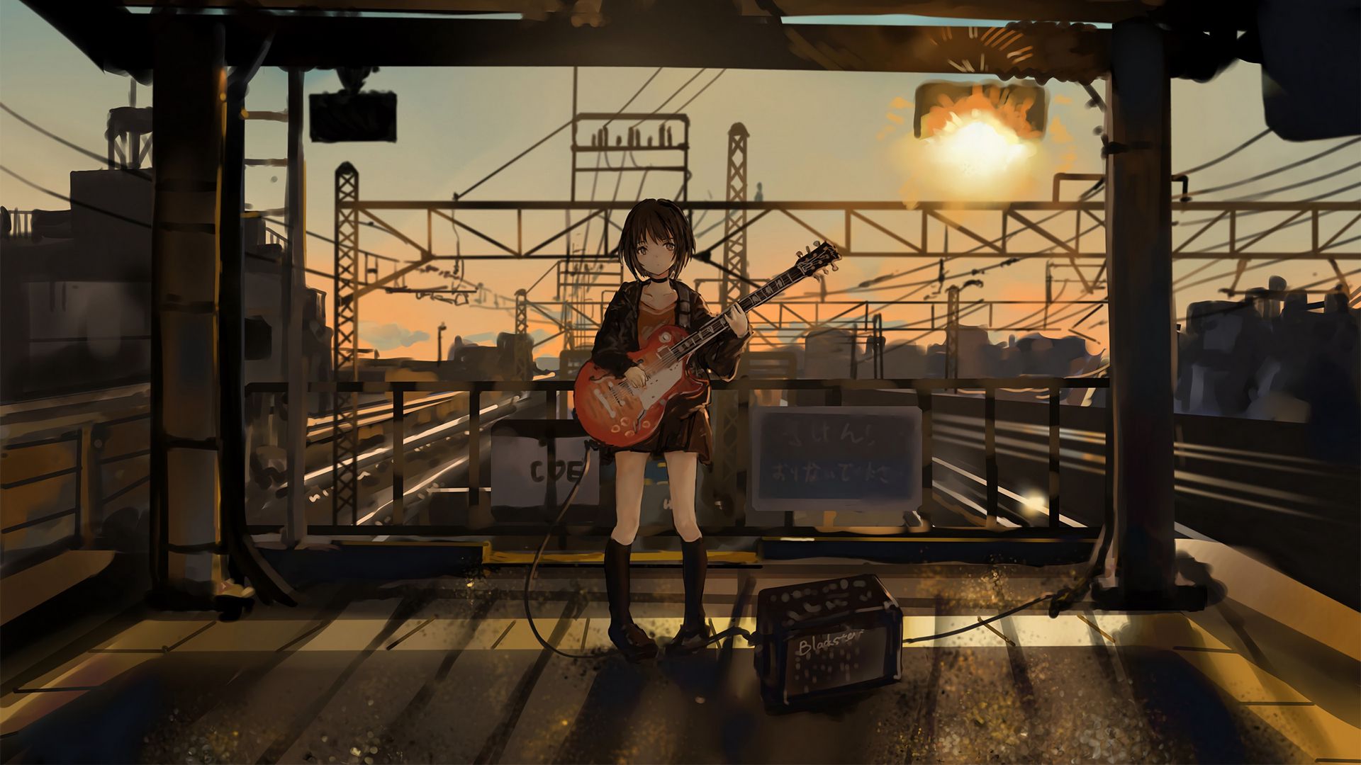 Anime Girl Guitar Wallpapers