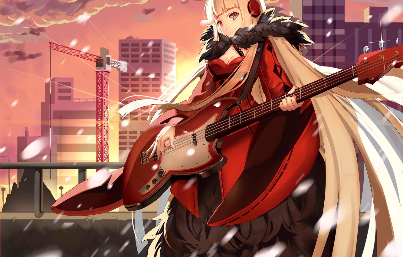 Anime Girl Guitar Wallpapers