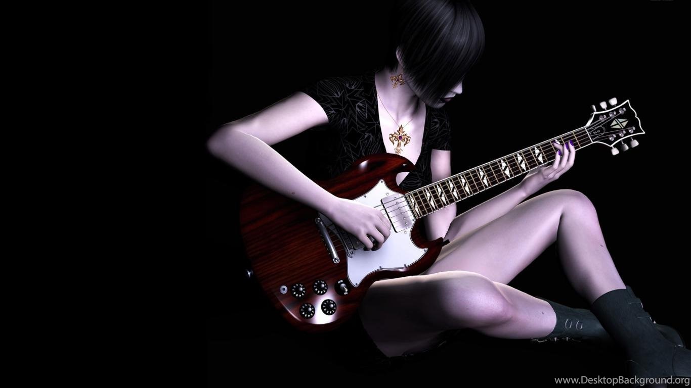 Anime Girl Guitar Wallpapers