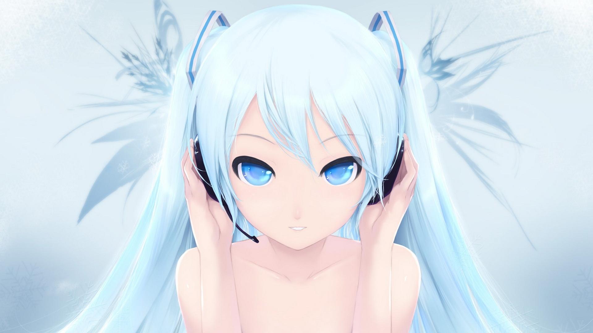 Anime Girl Headphones Wallpapers