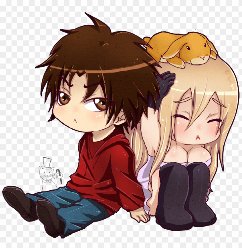 Anime Girl Huging Boy Wallpapers