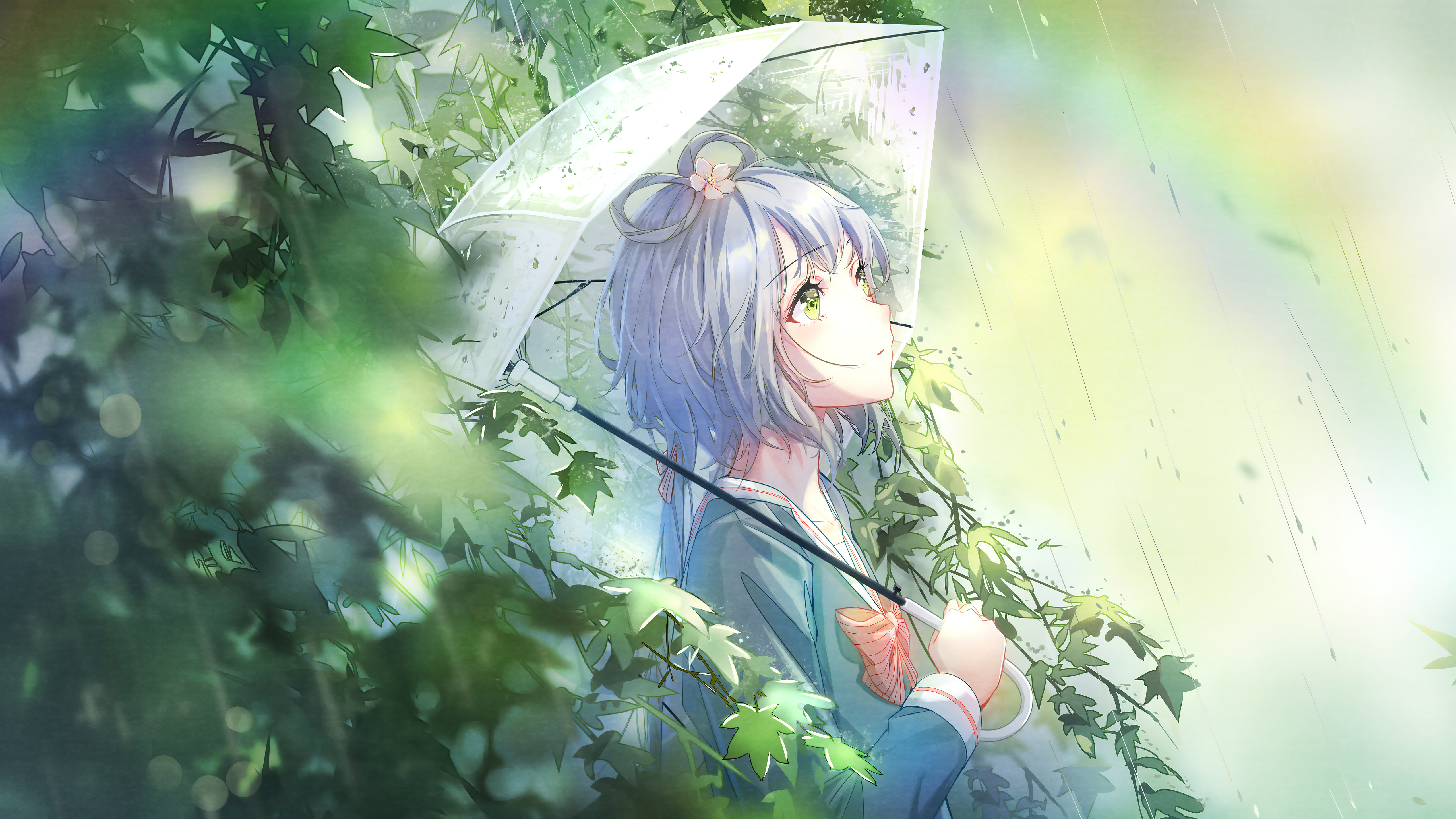 Anime Girl In Field Wallpapers