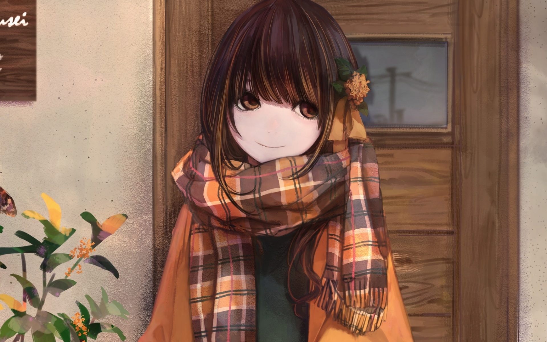 Anime Girl In Winter Wallpapers