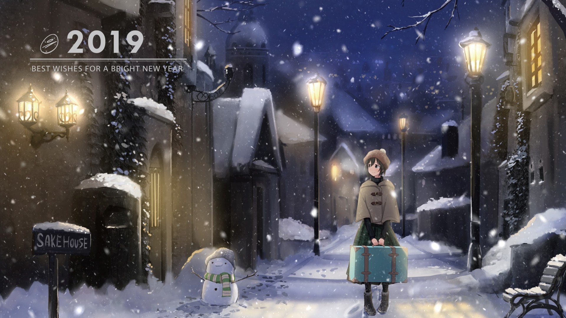 Anime Girl In Winter Wallpapers