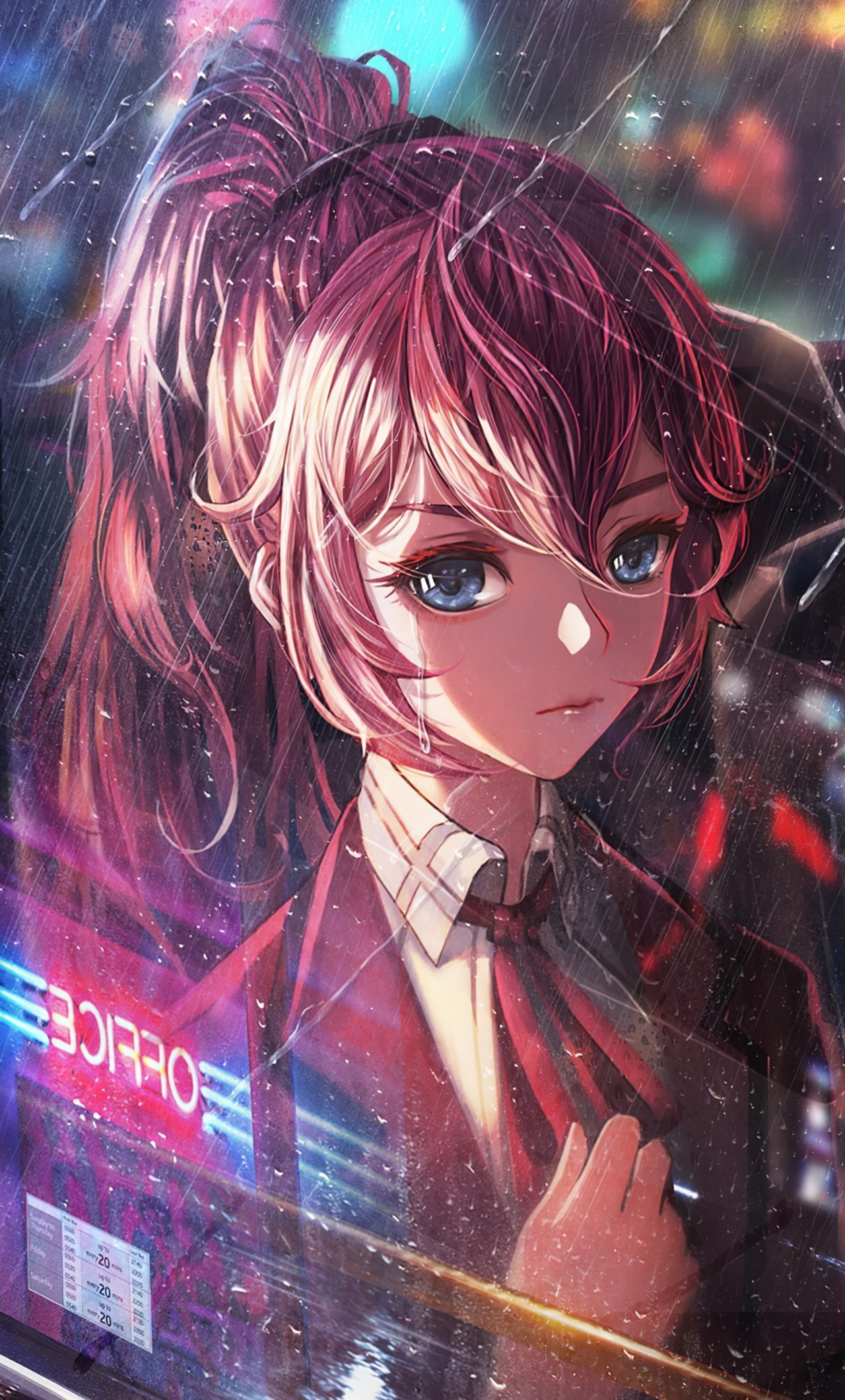 Anime Girl Neon Wallpapers