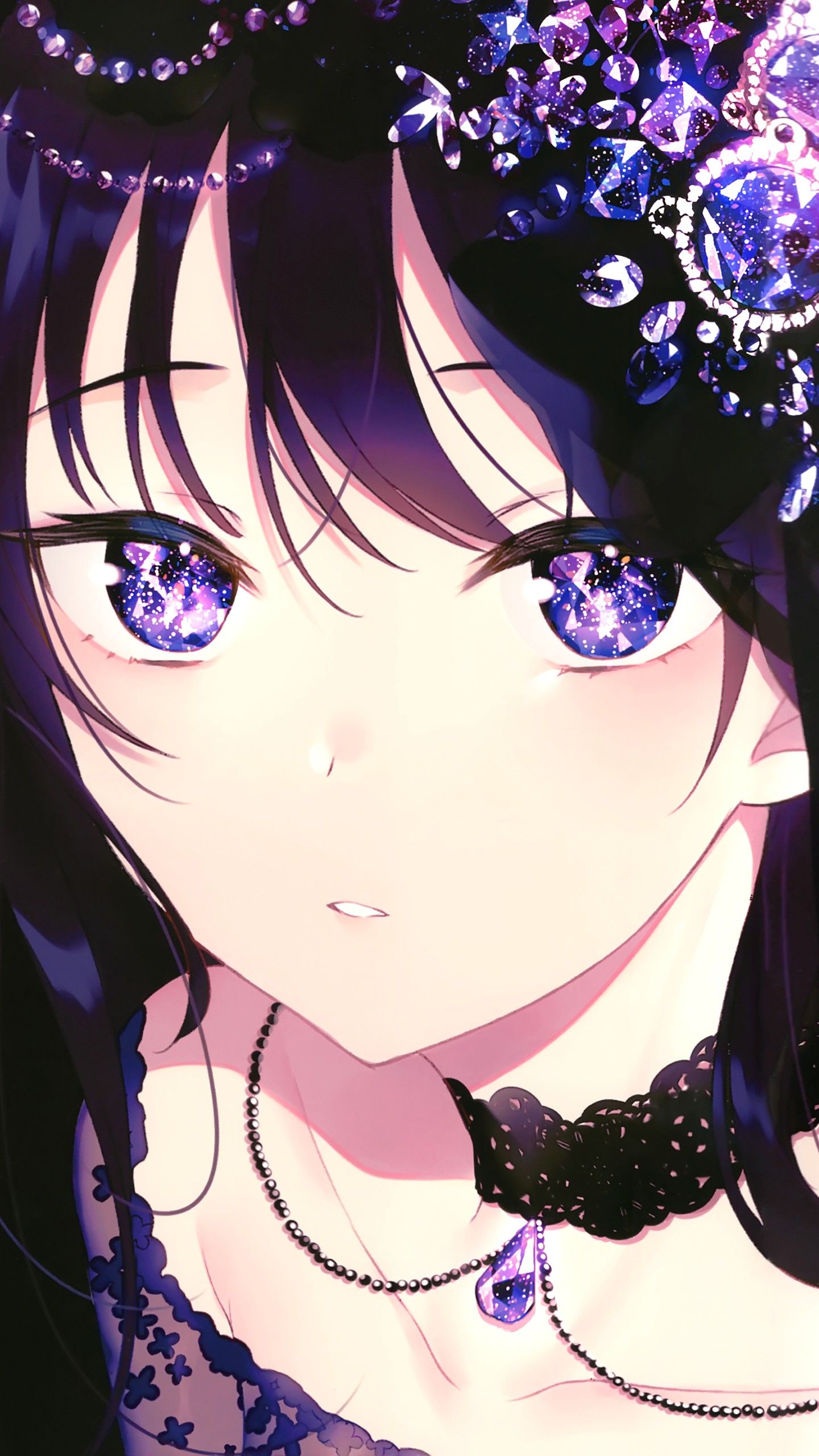 Anime Girl Purple Wallpapers