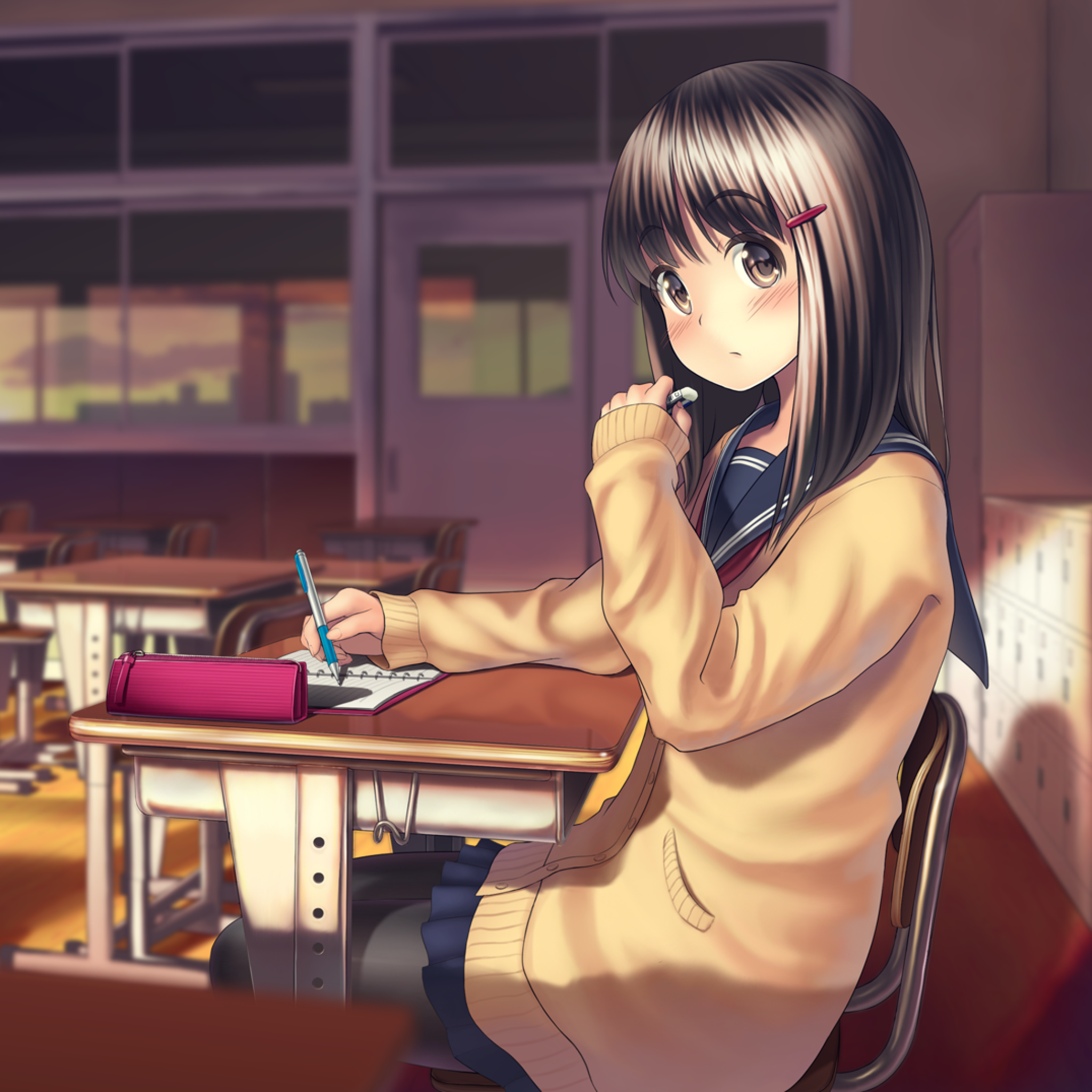 Anime Girl School Wallpapers