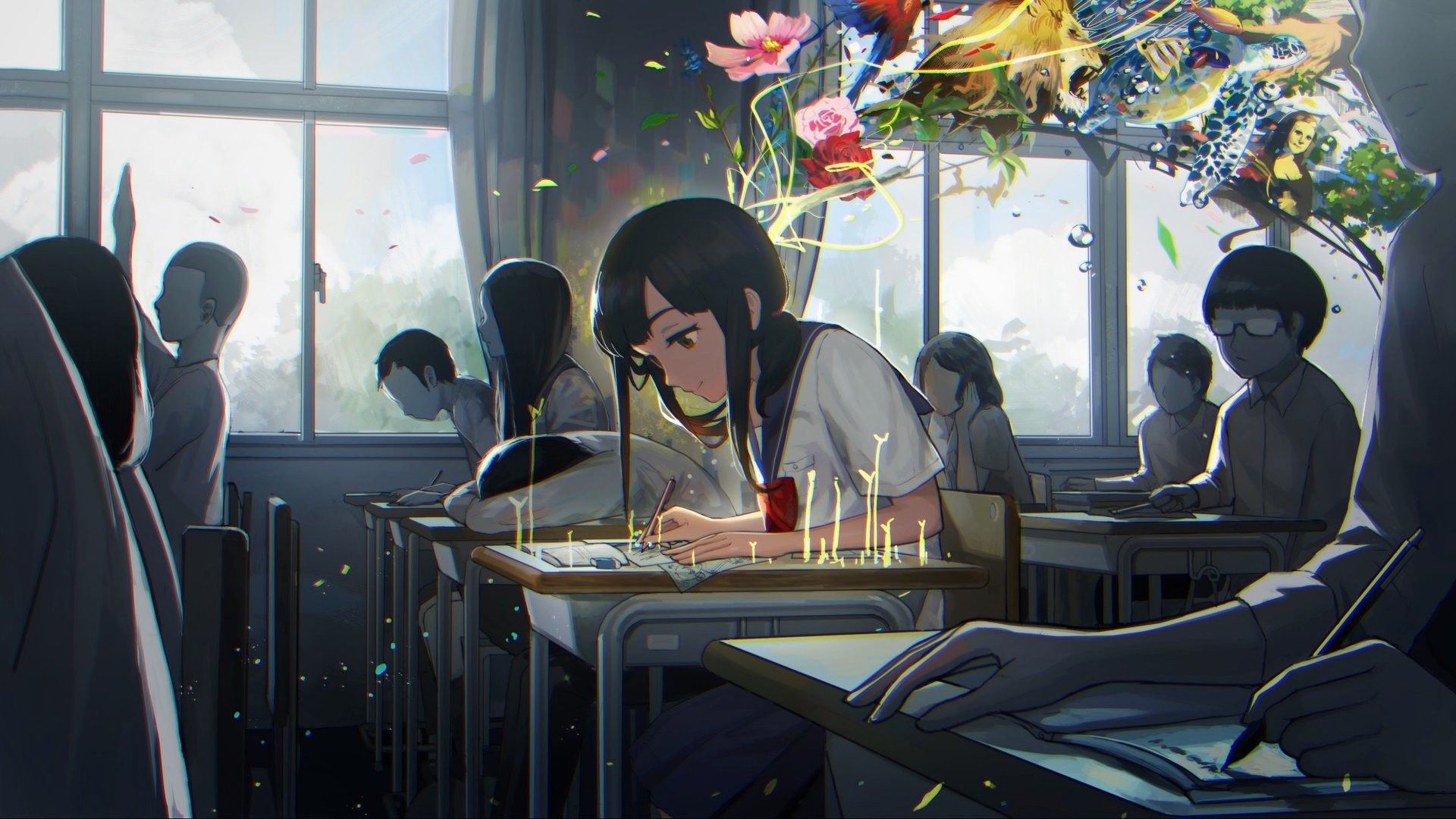 Anime Girl School Wallpapers