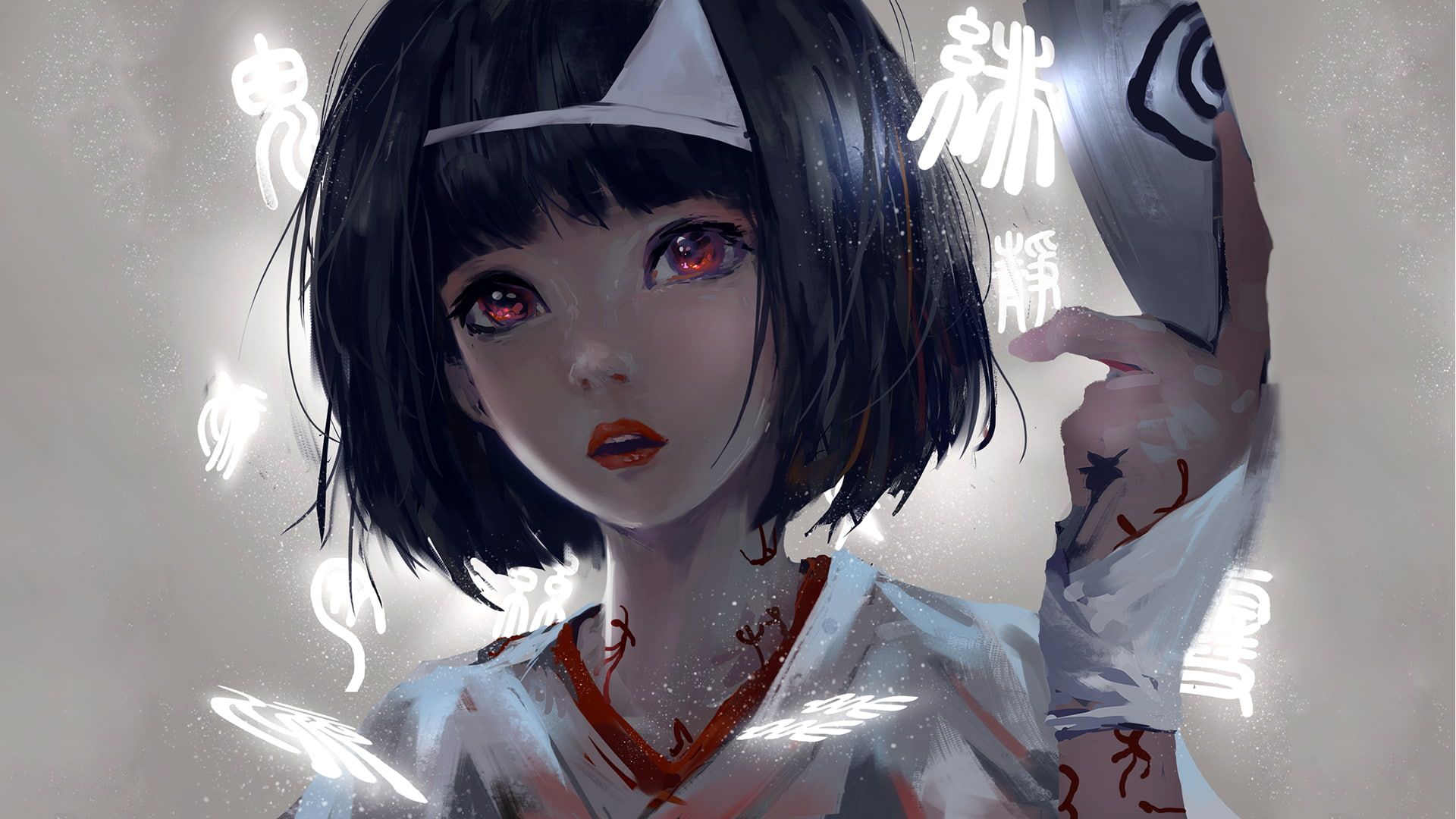 Anime Girl Short Hair Wallpapers