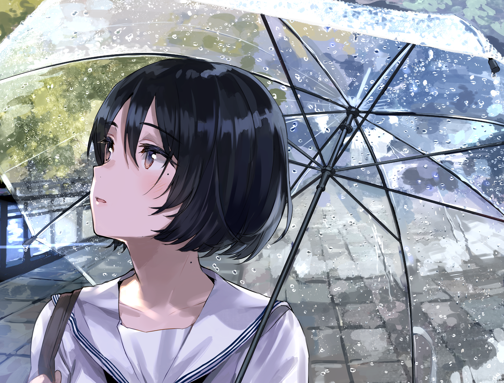 Anime Girl Short Hair Wallpapers