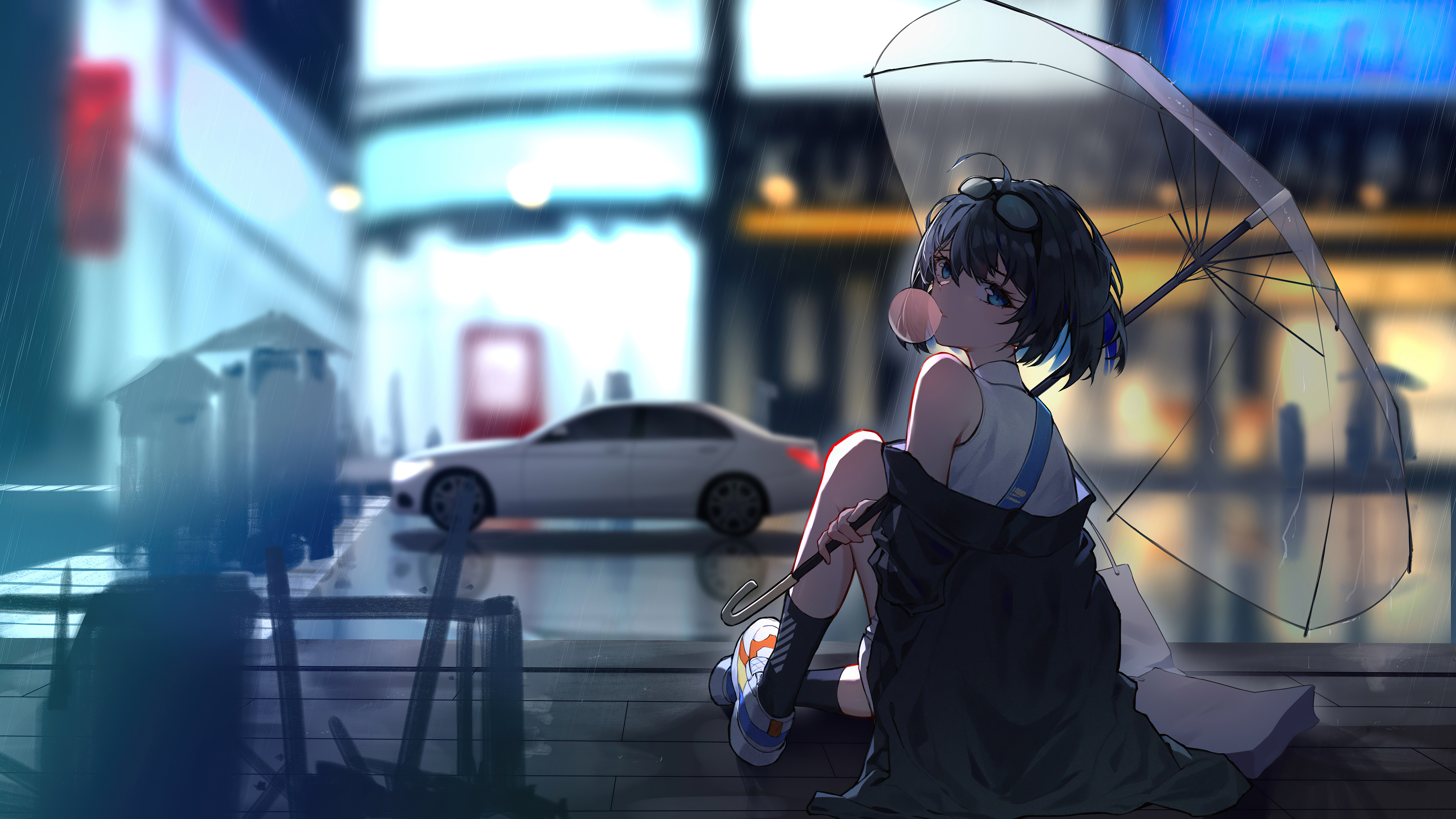 Anime Girl Short Hair Wallpapers