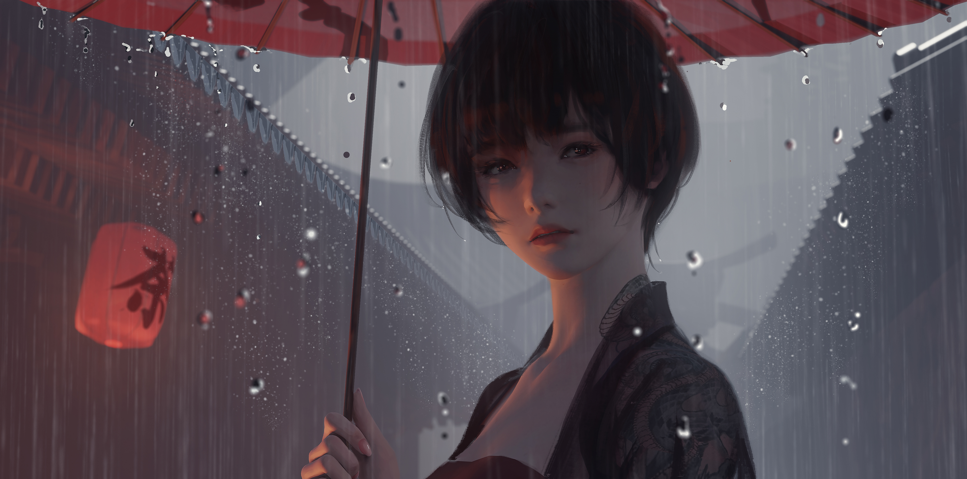 Anime Girl Short Hair Wallpapers