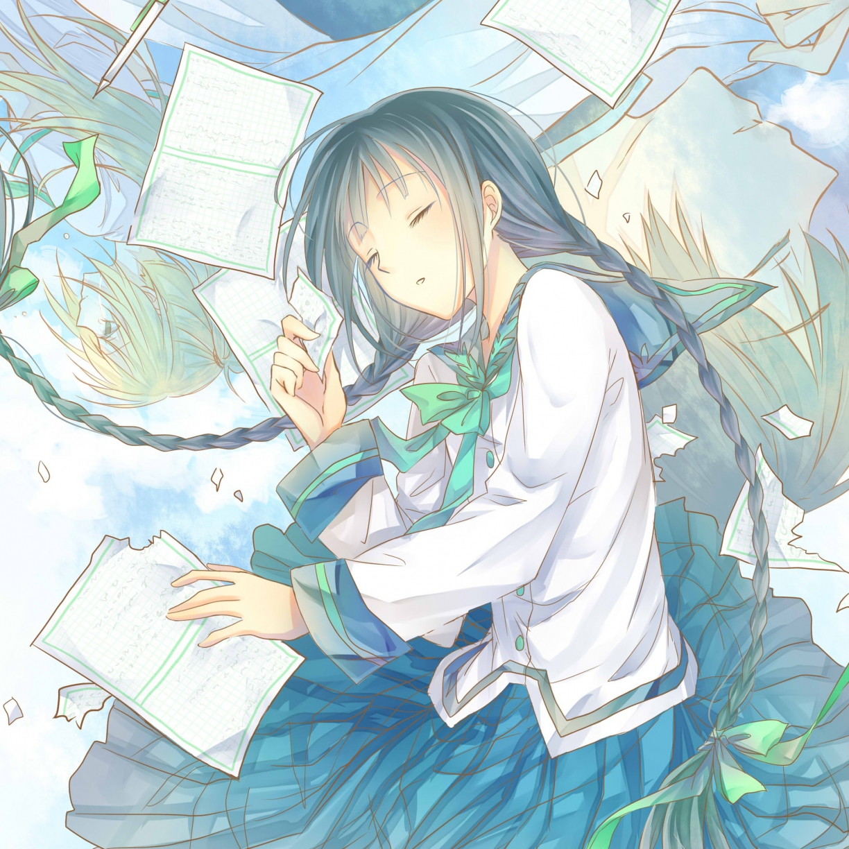 Anime Girl Sleeping Wallpapers