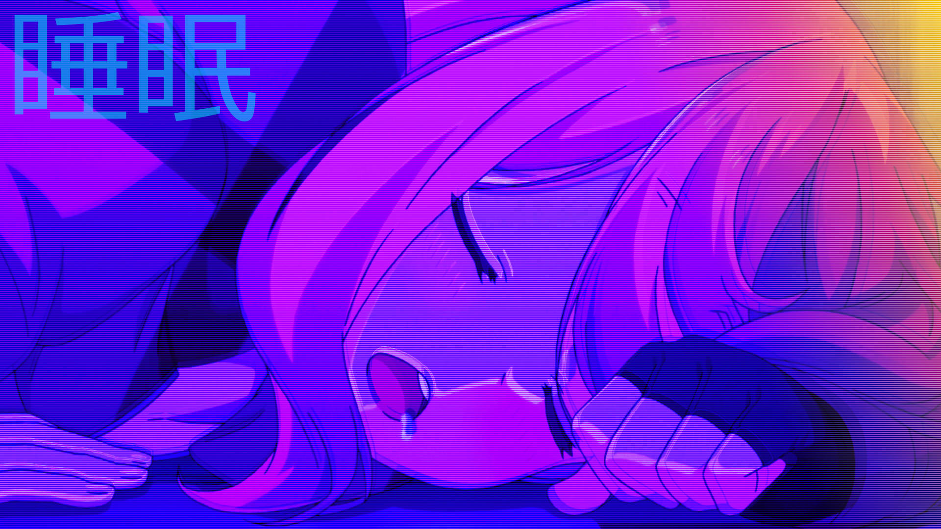 Anime Girl Sleeping Wallpapers