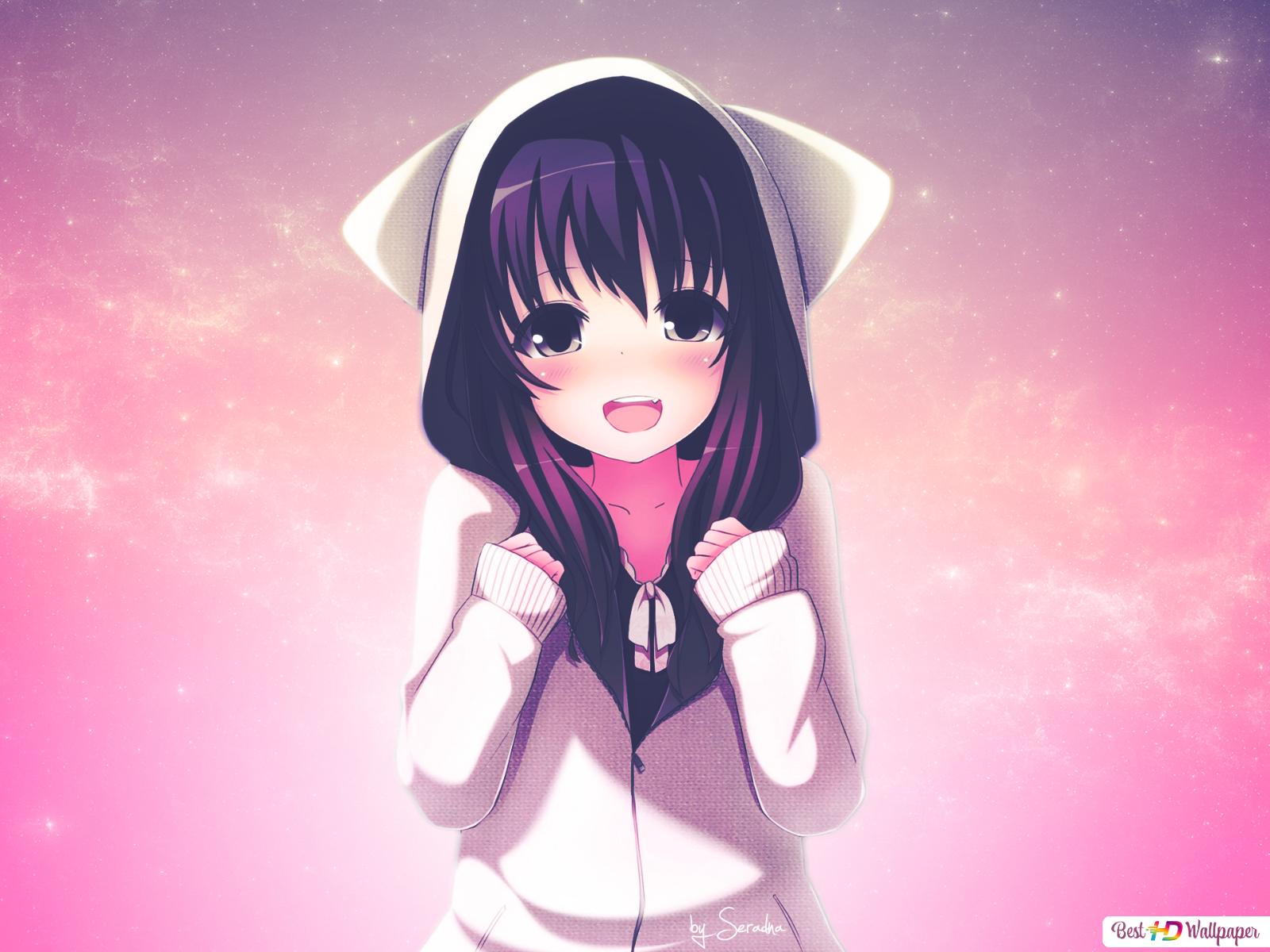 Anime Girl Smiling Wallpapers