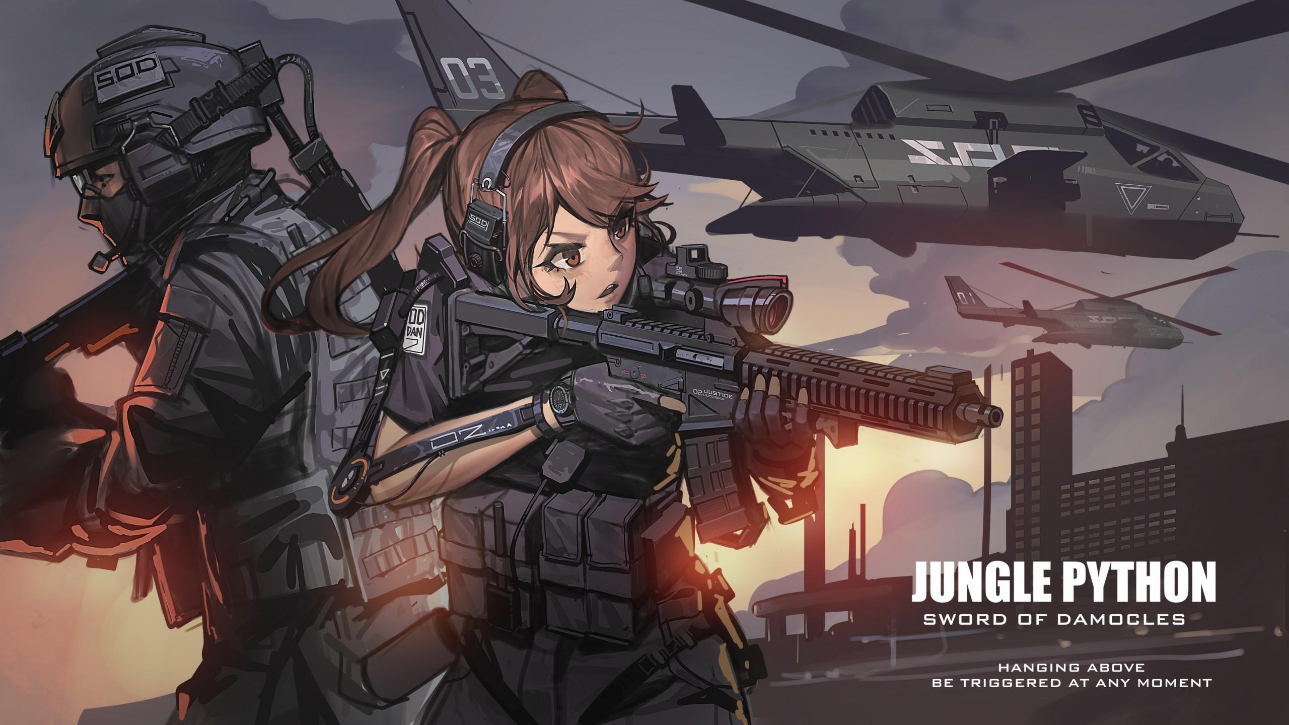 Anime Girl Soldiers Wallpapers