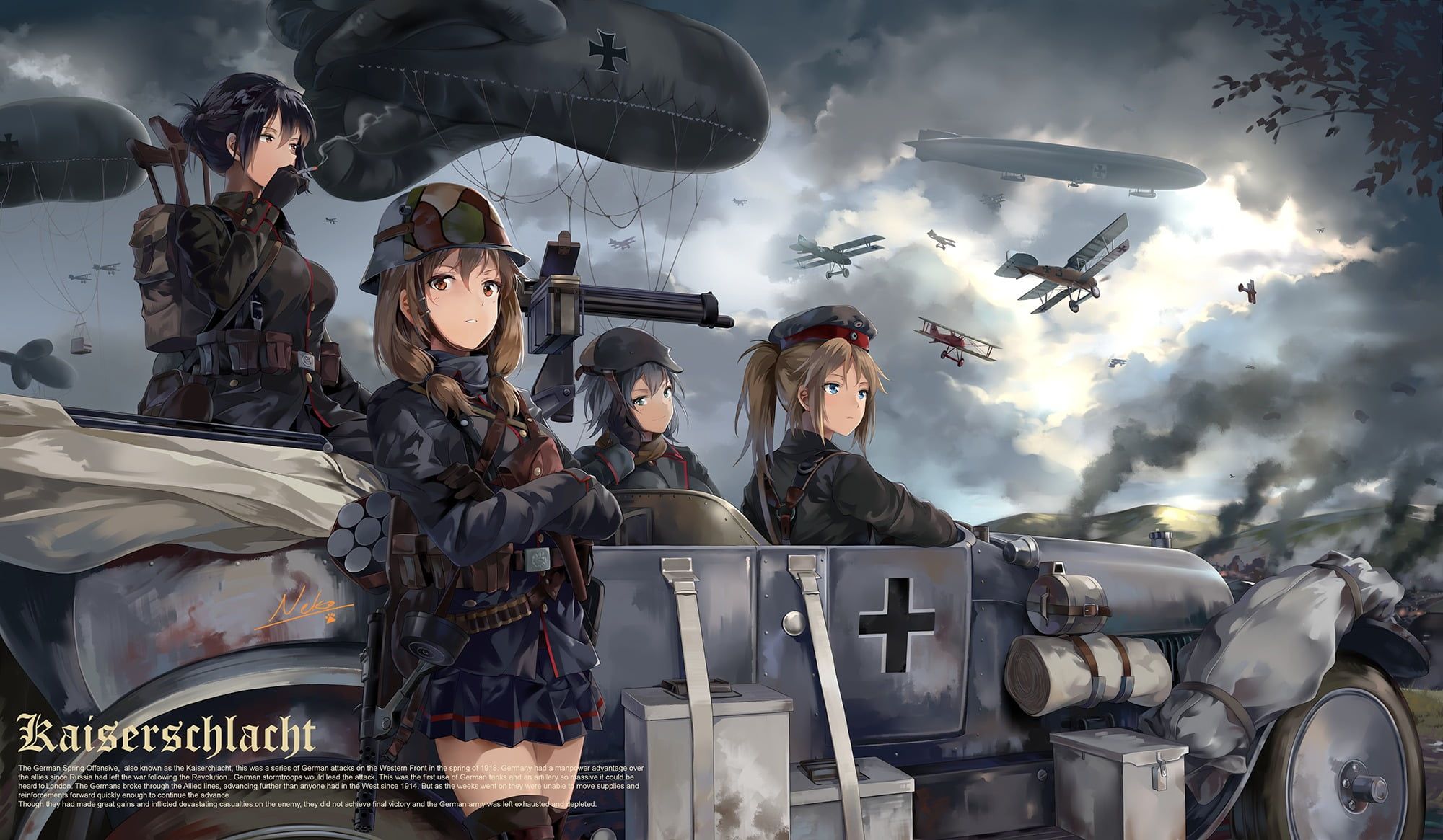 Anime Girl Soldiers Wallpapers