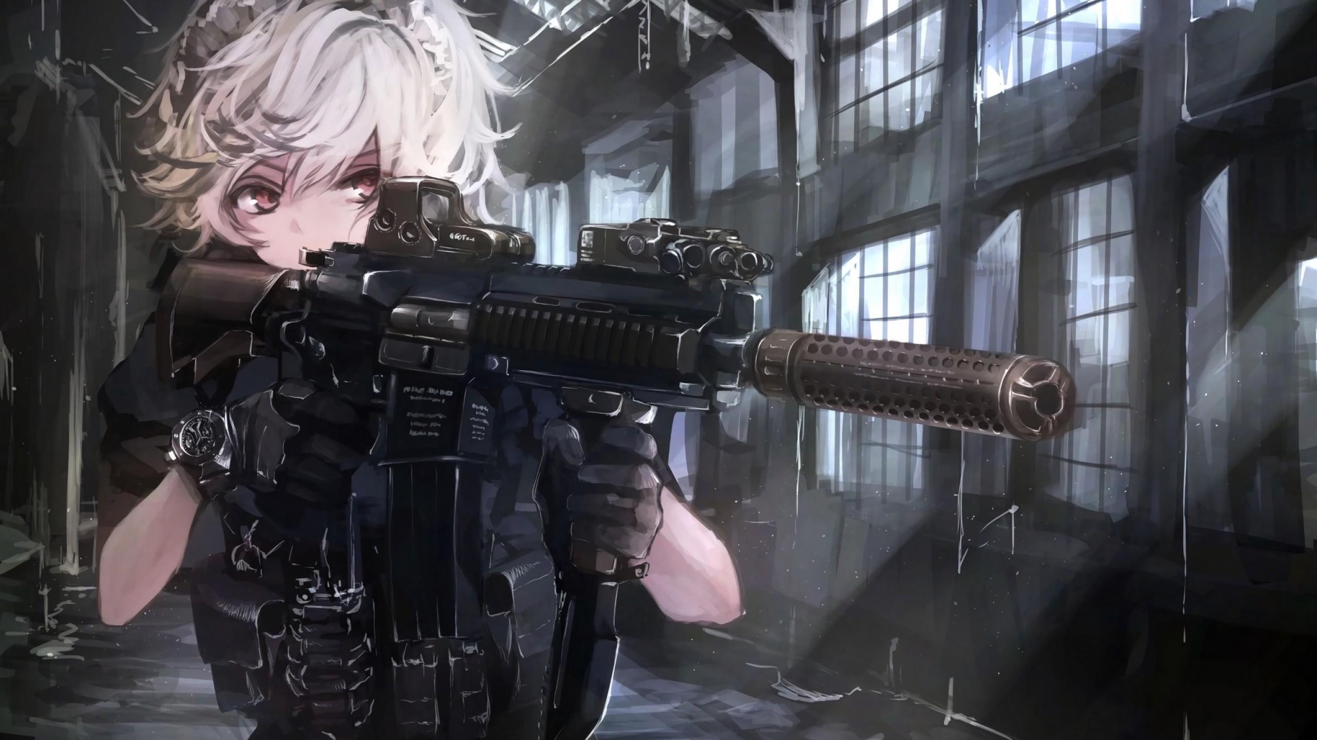 Anime Girl Soldiers Wallpapers