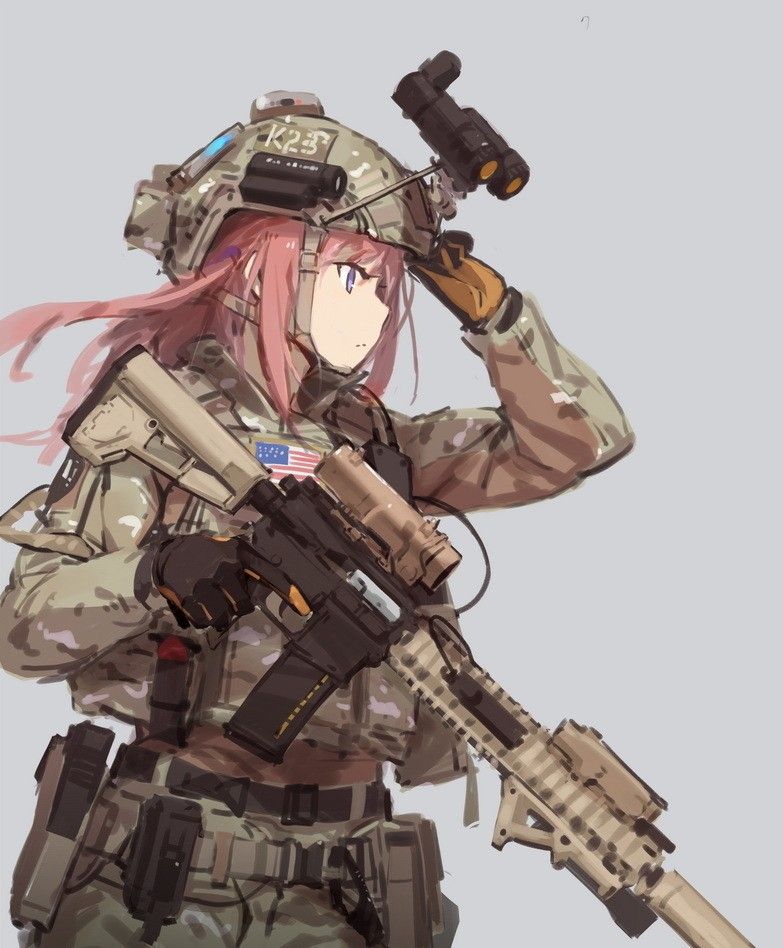 Anime Girl Soldiers Wallpapers