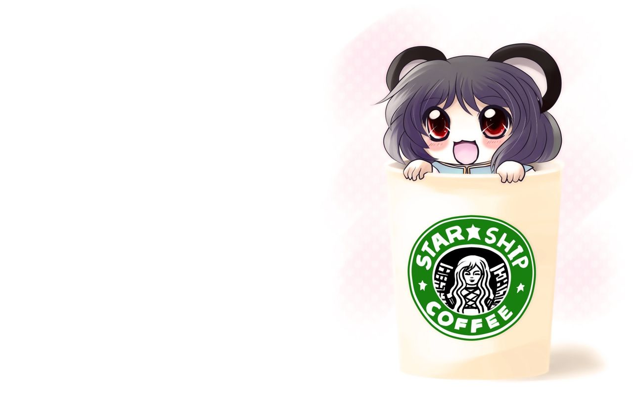 Anime Girl Starbucks Wallpapers