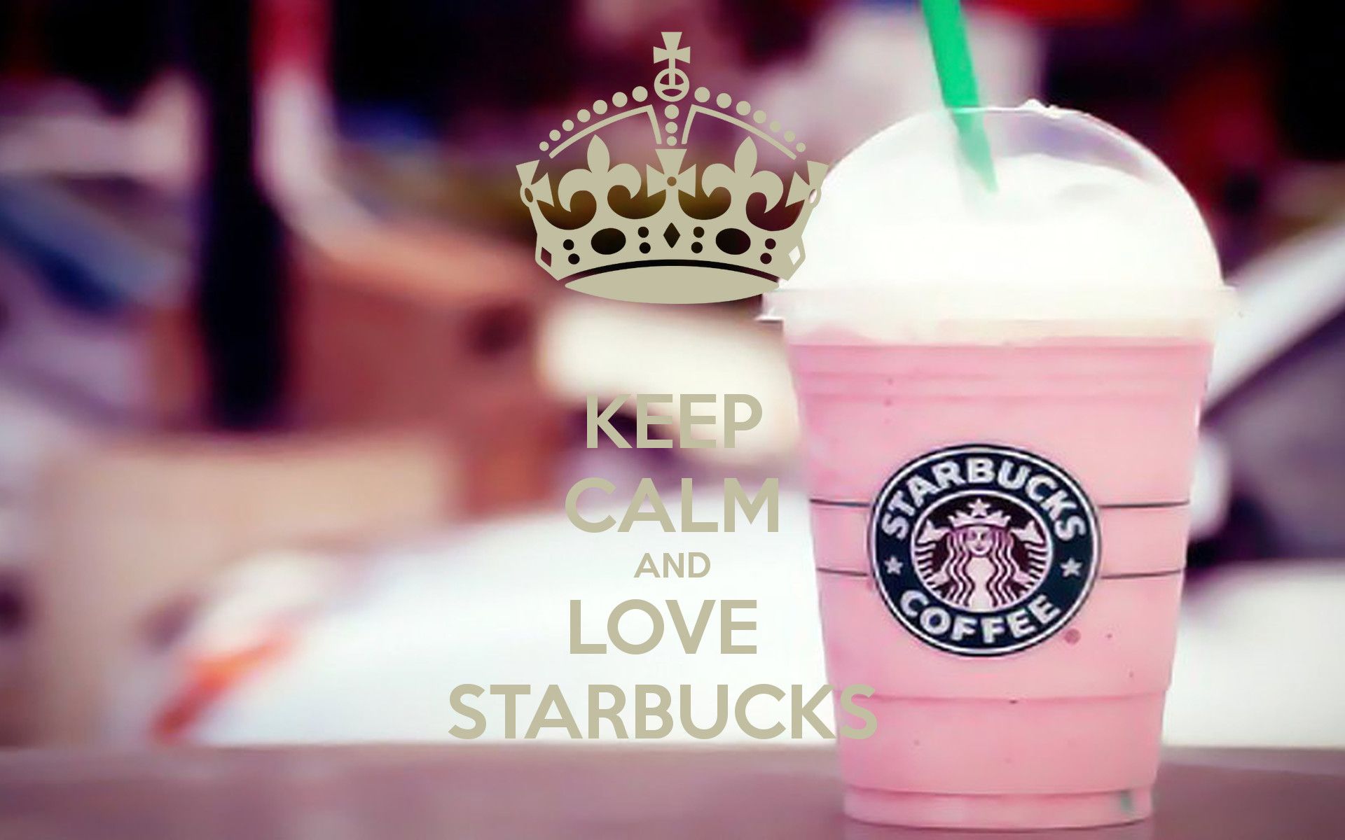 Anime Girl Starbucks Wallpapers