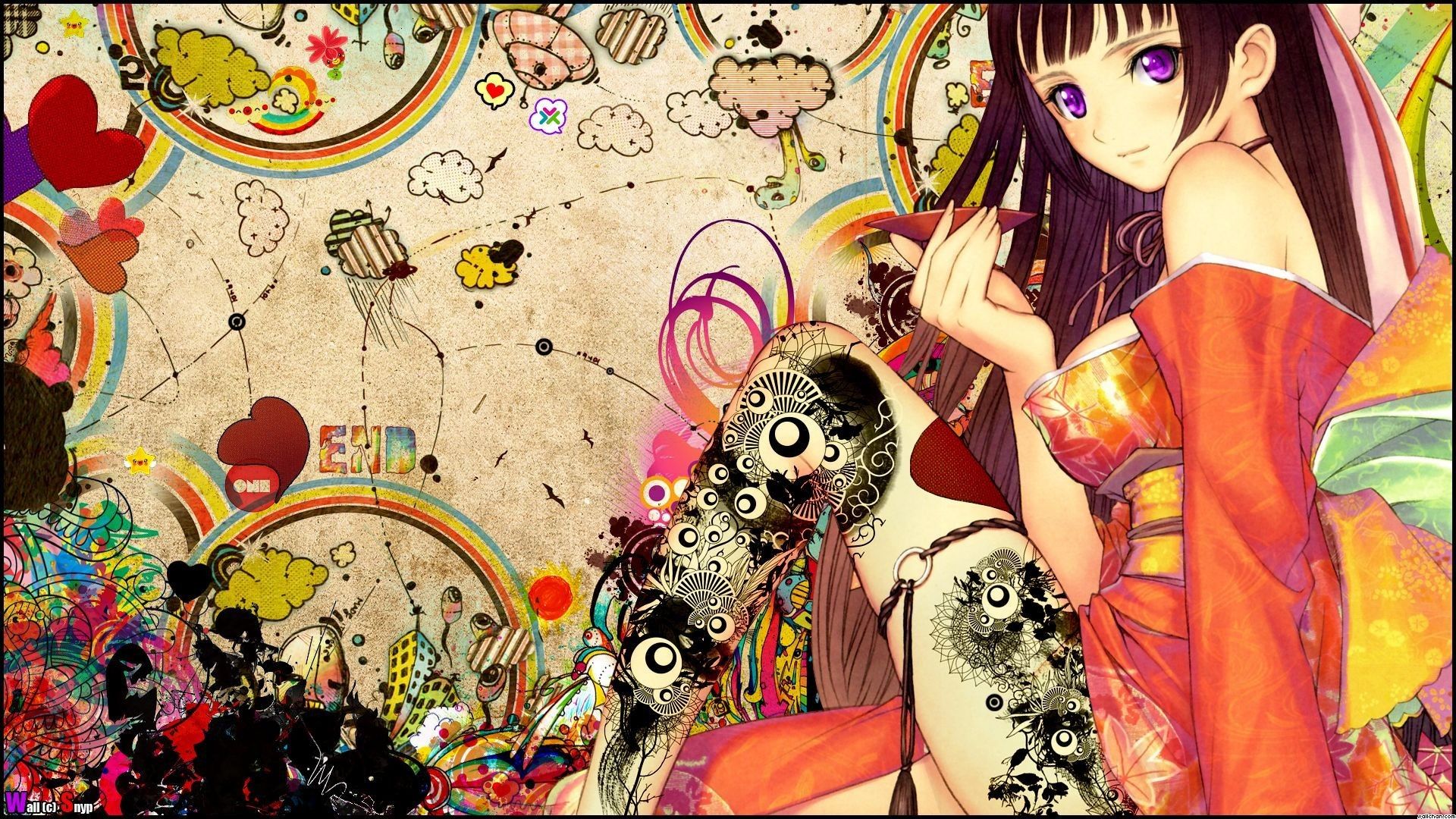 Anime Girl Tattoo Wallpapers