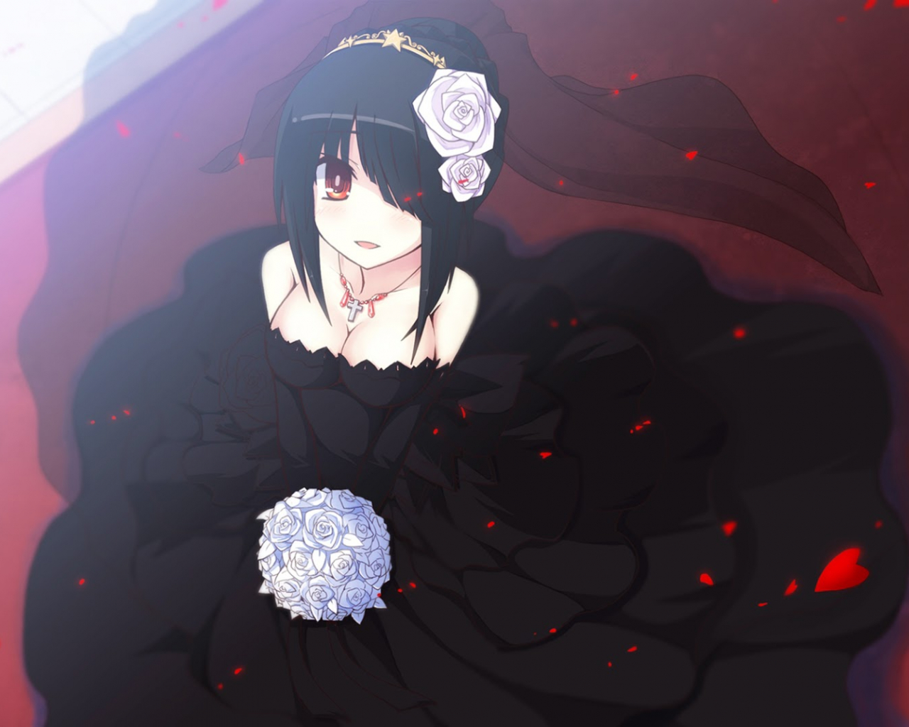 Anime Girl Wedding Dress Wallpapers