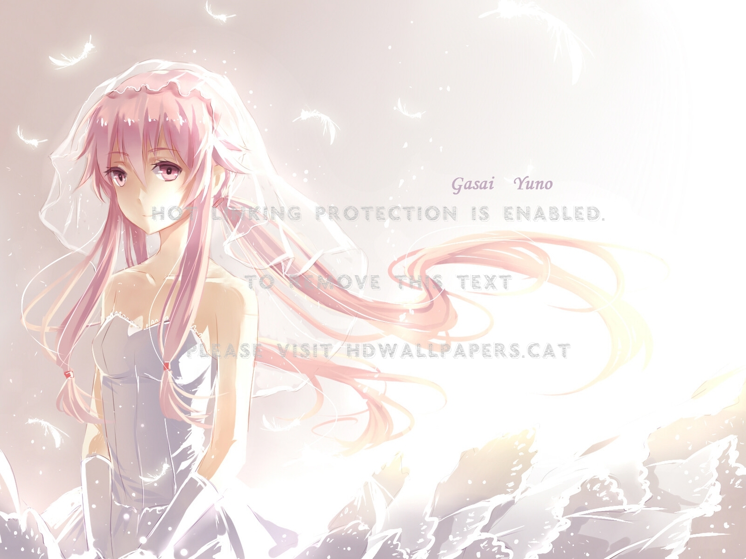 Anime Girl Wedding Dress Wallpapers