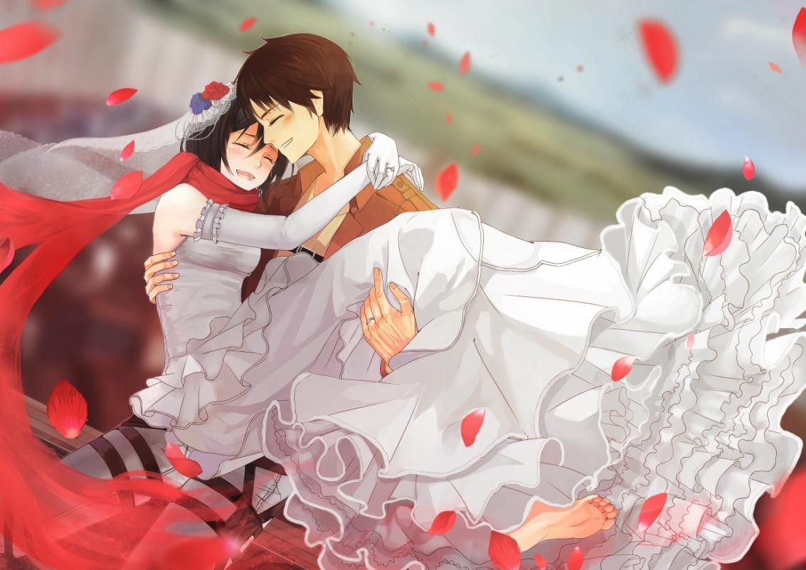 Anime Girl Wedding Dress Wallpapers