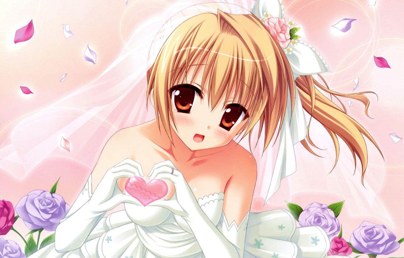 Anime Girl Wedding Wallpapers