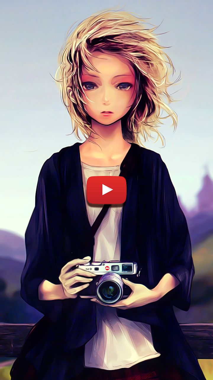 Anime Girl With Camera Wallpapers