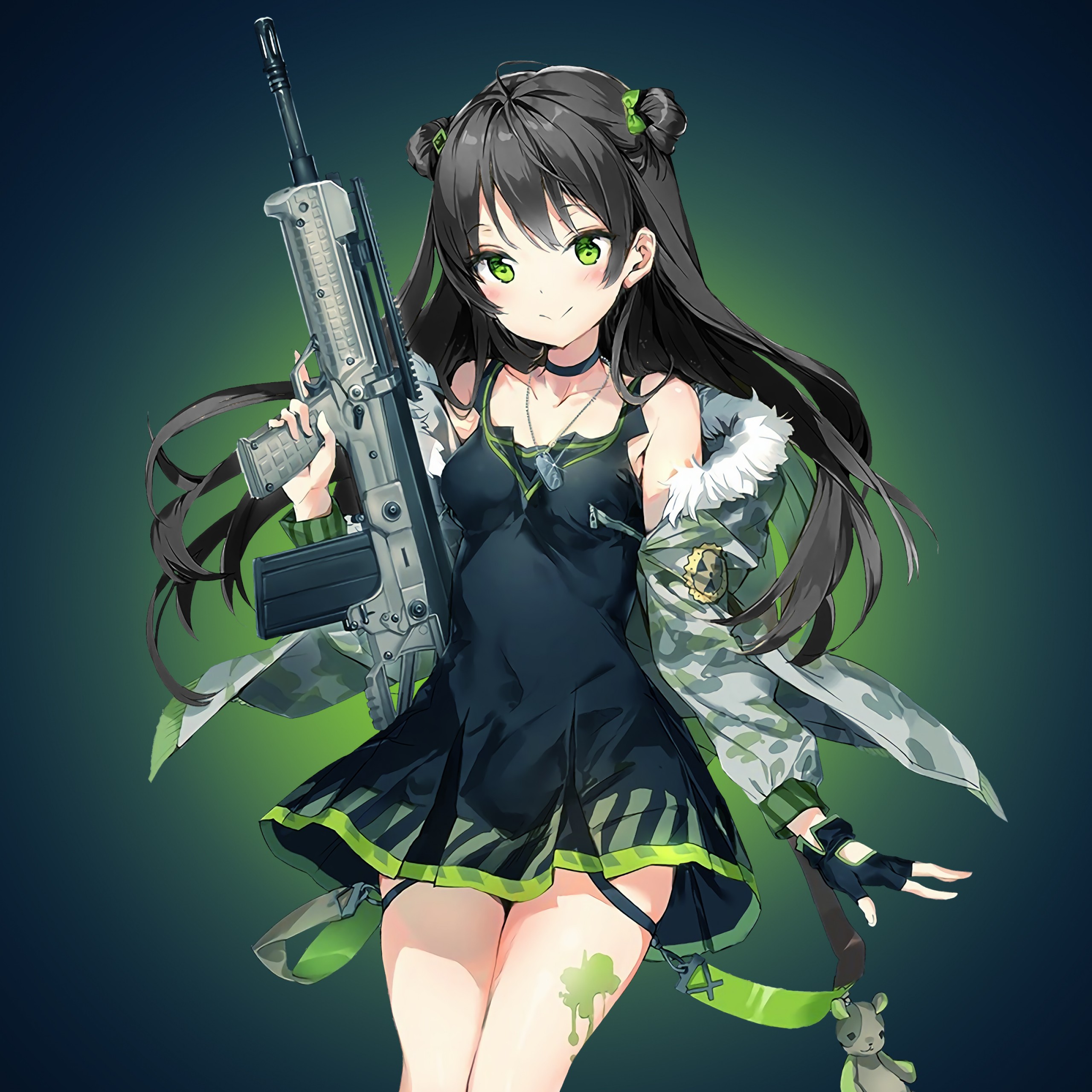 Anime Girl With Gun Wallpapers