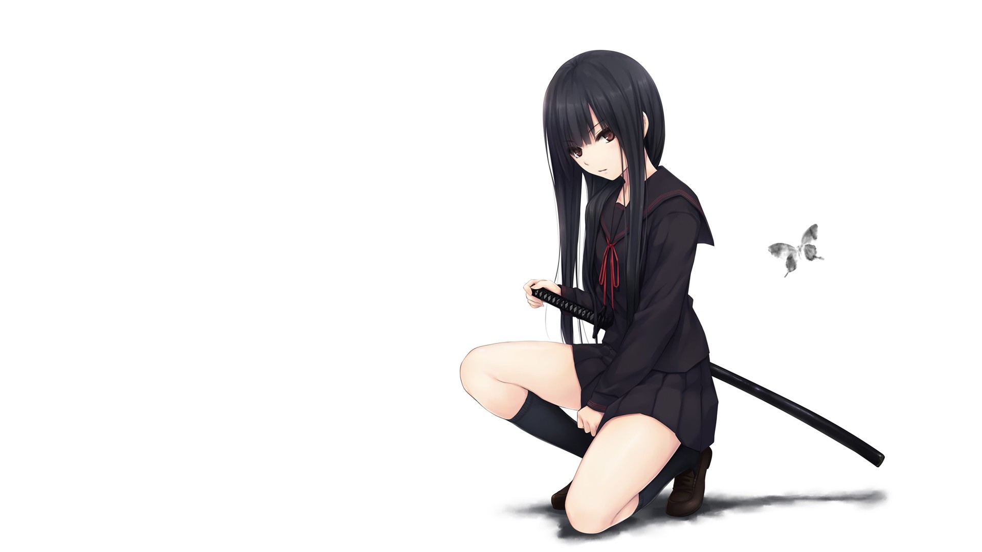 Anime Girl With Katana Wallpapers