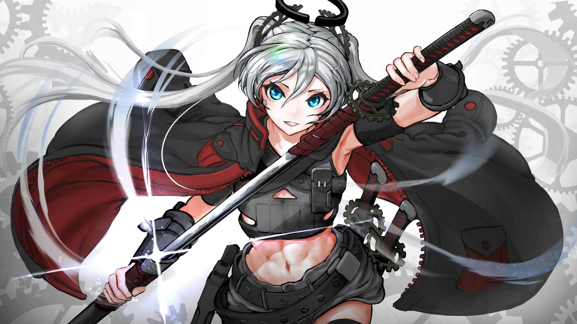 Anime Girl With Katana Wallpapers