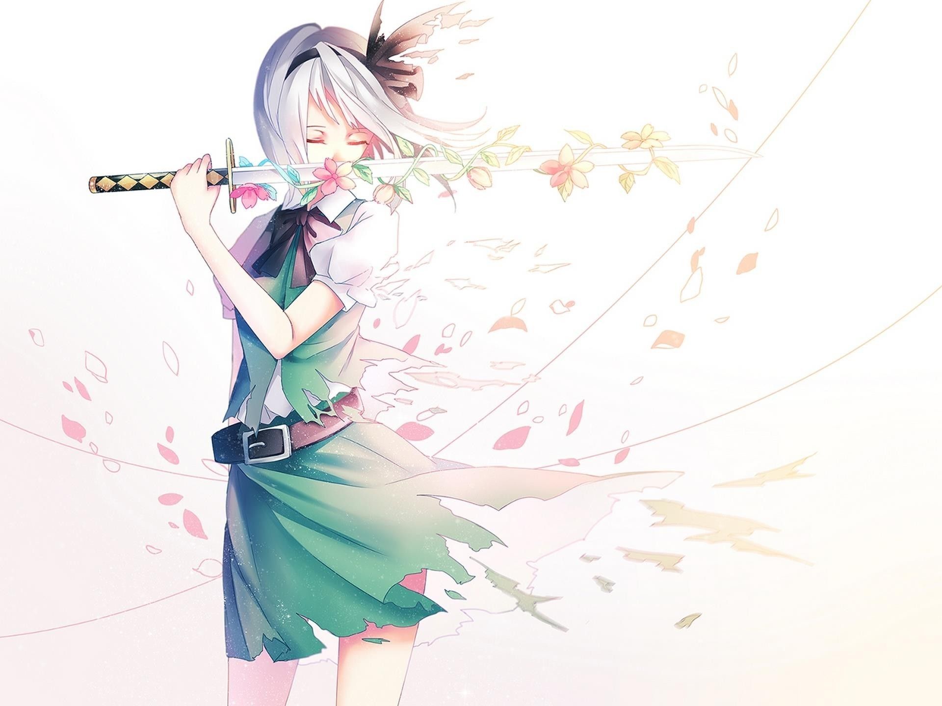 Anime Girl With Sword Wallpapers
